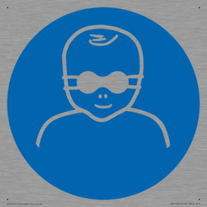 Mandatory: Protect infants eyes with opaque eye protection